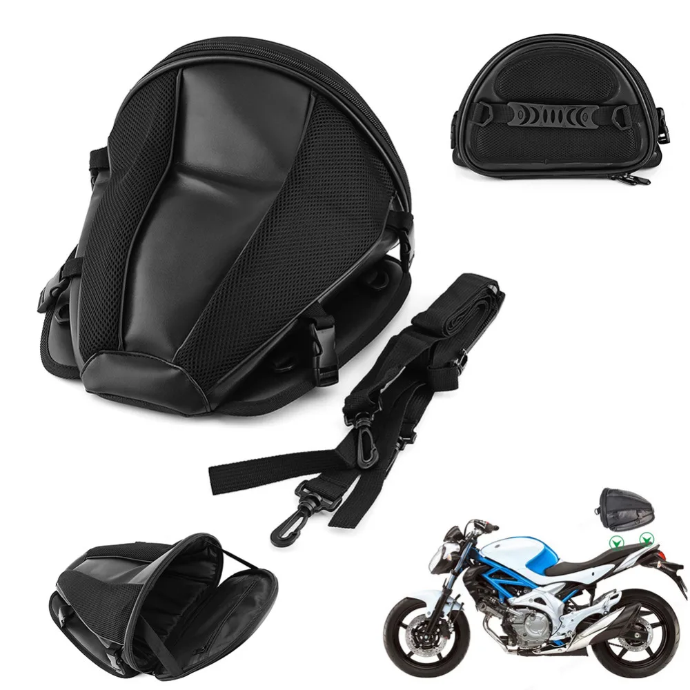 Motorcycle Back Seat Bag Motocicleta Bike Sports Waterproof Carry Storage Saddlebag Portable Motorbike Tool |