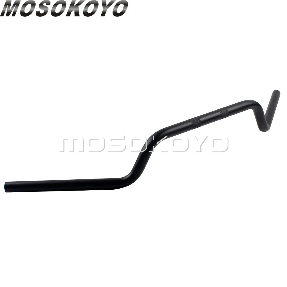 Ручки для Harley Chopper Bobber Sportster Dyna XL матовые черные винтажные рули Кафе Racer 1 дюйм 25