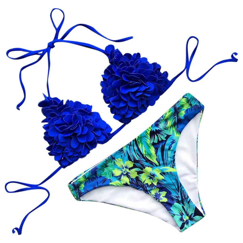 Женское бикини сексуальный женский купальник пуш-ап Пляжная Biquinis повязка с