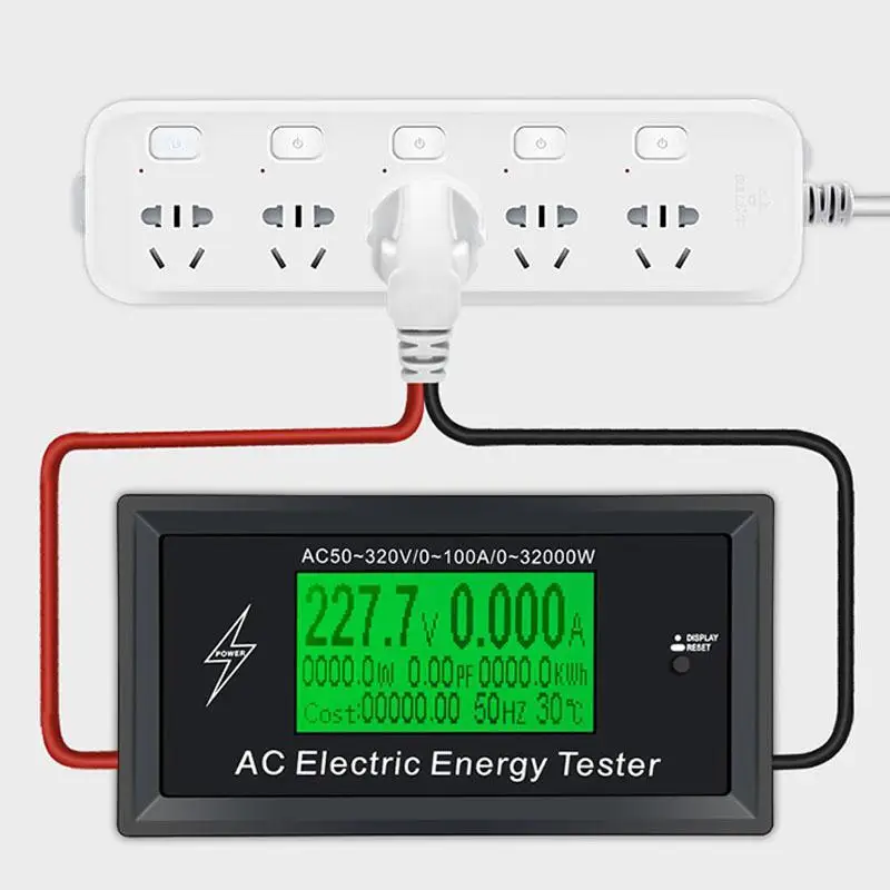 Цифровой измеритель переменного тока AT3010 вольтметр амперметр индикатор