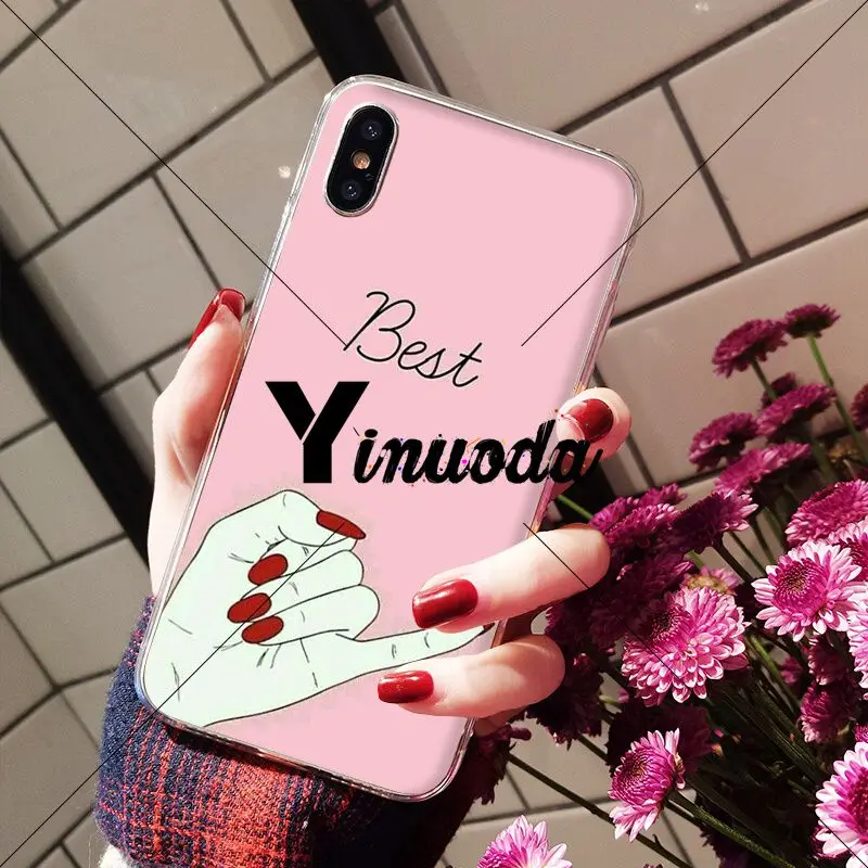 Мягкий силиконовый прозрачный чехол Yinuoda для iPhone X XS MAX 6 6s 7 7plus 8 8Plus 5 5S SE XR |