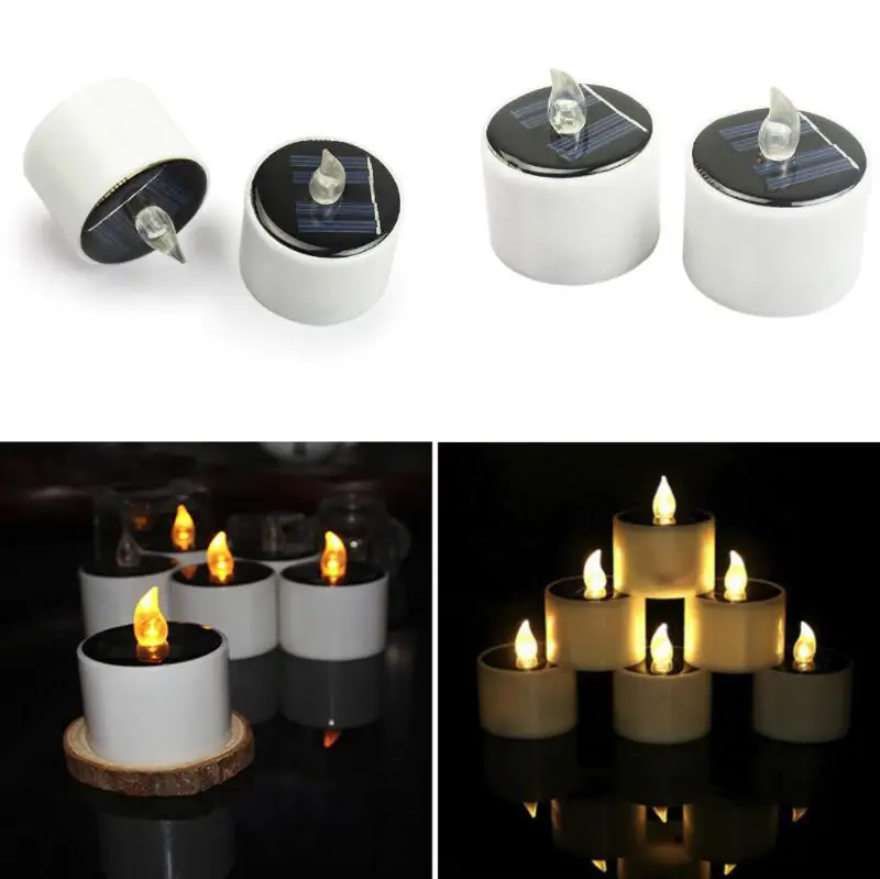 Солнечная энергия электронные свечи LED охрана окружающей среды и