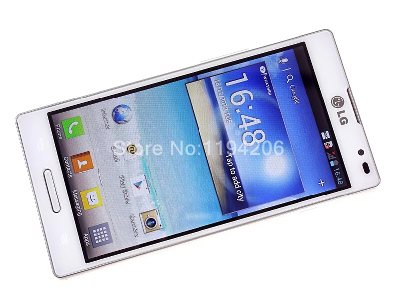 Оригинальный разблокированный LG Optimus L9 P760 Dual Core 5MP gps Wi Fi LTE 4 ГБ Встроенная память