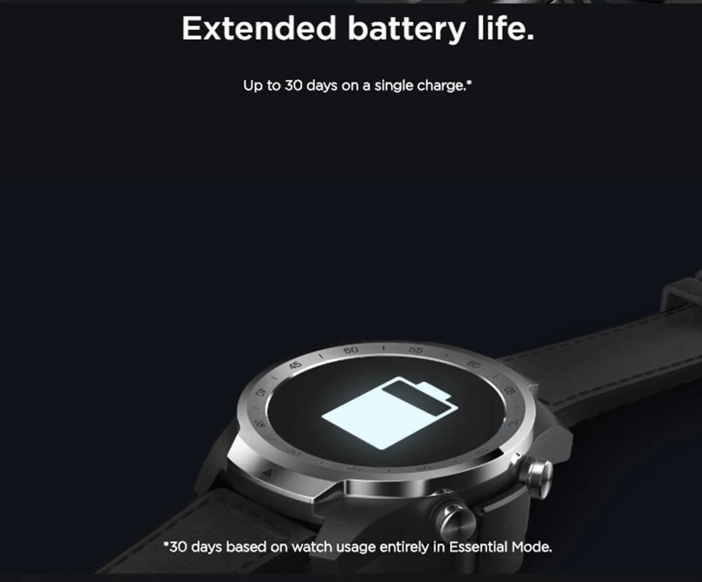 Global Ticwatch PRO Android носить NFC Google Pay gps Смарт часы IP68 Водонепроницаемый AMOLED дисплей smartwatchs для мужчин