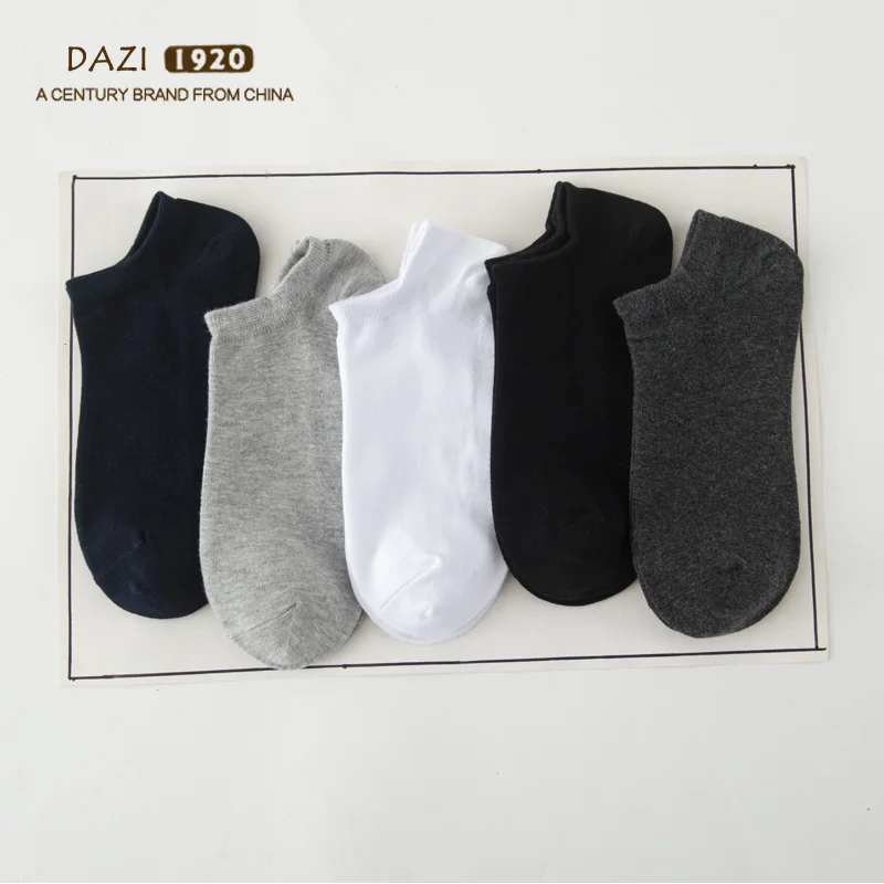 5Pairs Men Cotton White Socks DAZI New Arrival Casual Summer Ankle Mesh Thin Breathable Free Shipping | Мужская одежда