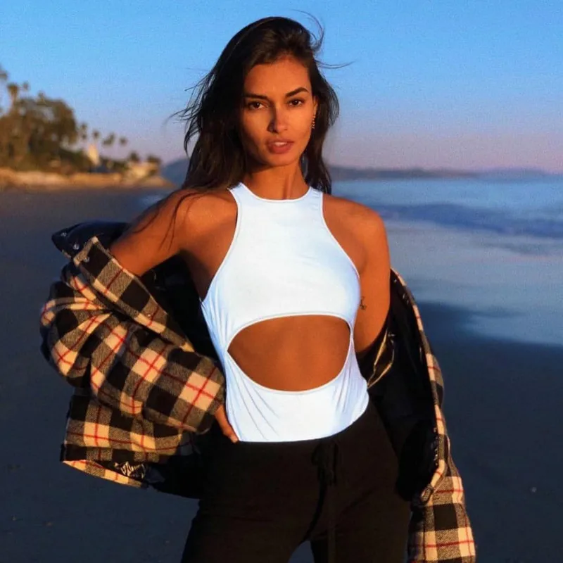 Женский облегающий комбидресс серебристые Светоотражающие комбинезоны с