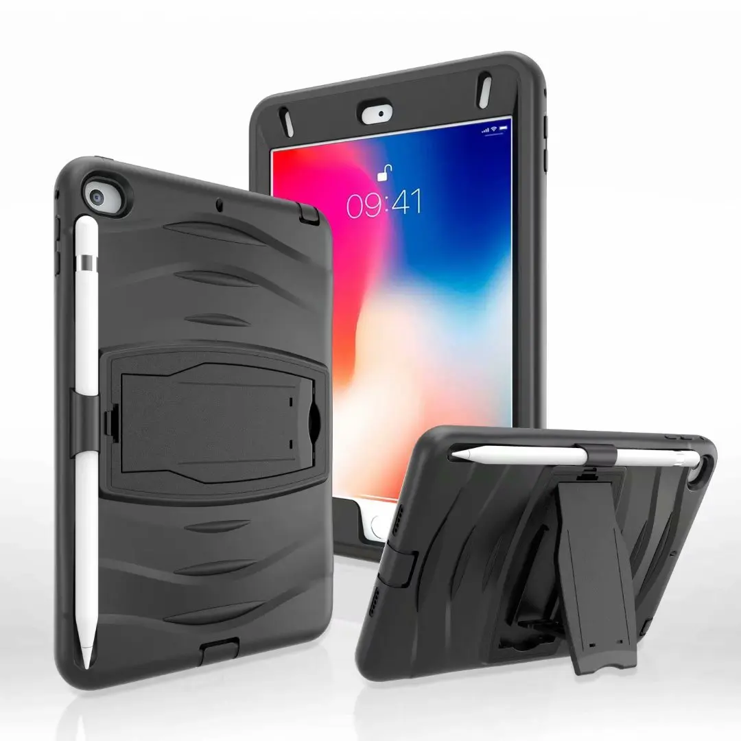 Ударопрочный чехол для планшета Чехол для iPad mini 4 силиконовый чехол-карандаш для ПК Детский чехол Чехол для iPad mini 4 сверхмощный чехол-подставка