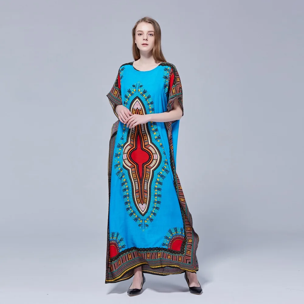 Dashikiage женская футболка свободного кроя в винтажном стиле С Африканским принтом