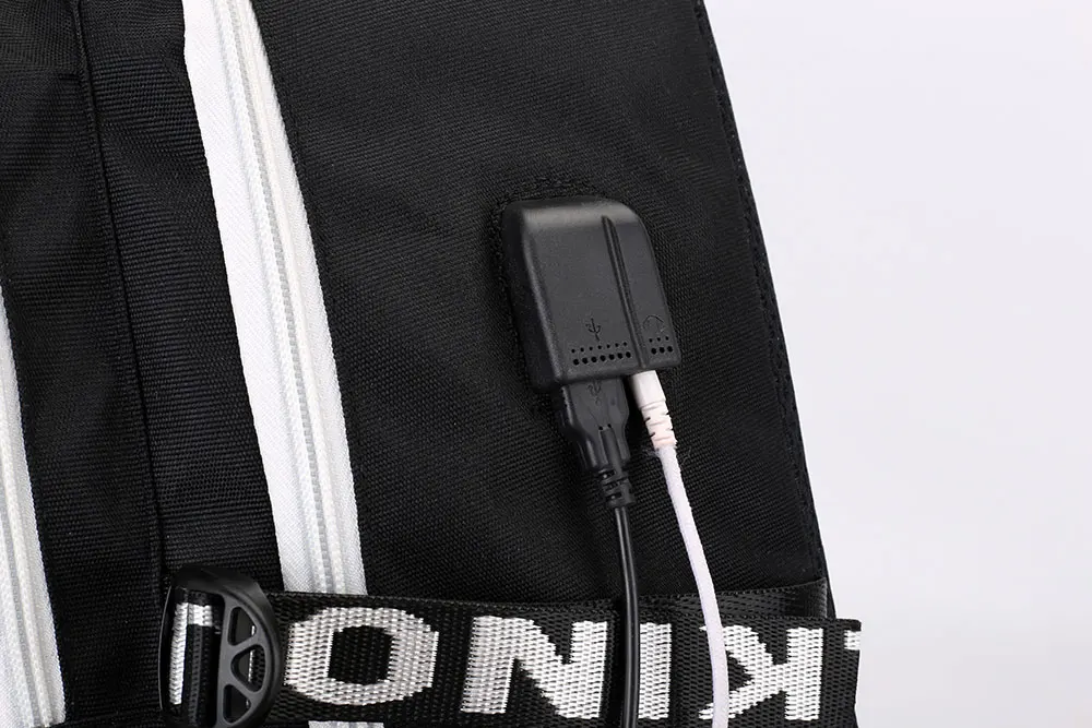 Comics Marvel атака на Титанов крылья USB разъем для наушников для мальчиков и девочек школьная сумка для женщин подростков холст для мужчин рюкзак для ноутбука