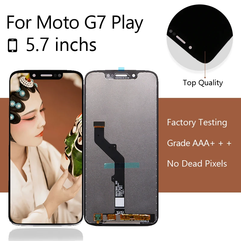 Дисплей сенсорного экрана LCD для Motorola Moto G7 Play XT1952, 5,7 дюймов, замена, бесплатная доставка.