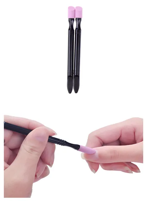 2 шт. набор инструментов для удаления кутикулы с кварцевым камнем | Красота и