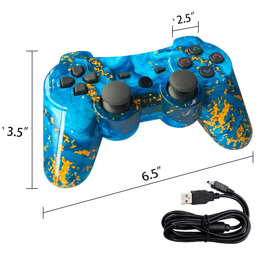 Для sony PS3 контроллер беспроводной Bluetooth для playstadi3 Dualshock4 Вибрационный Джойстик