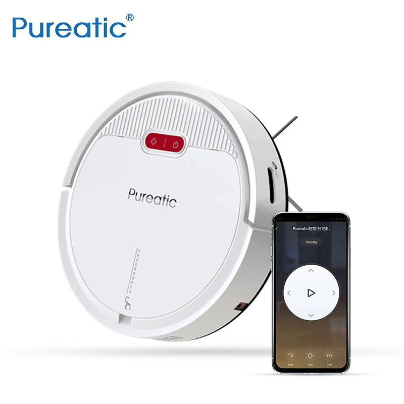 Pureatic новинка 2019 V2 умный робот пылесос с дистанционным управлением время