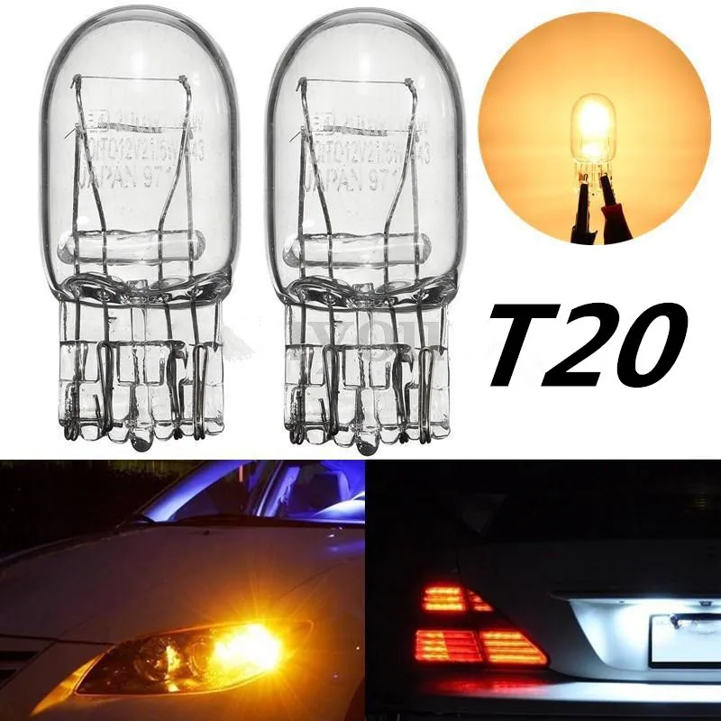 2 шт. Автомобильные светодиодные лампы T20 7443 7440 W21/5W 3800K|car light|stop lightt20 |