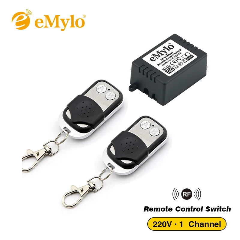 EMylo переключатель RF AC 220V 230V 240V 1000W Беспроводной дистанционного Управление