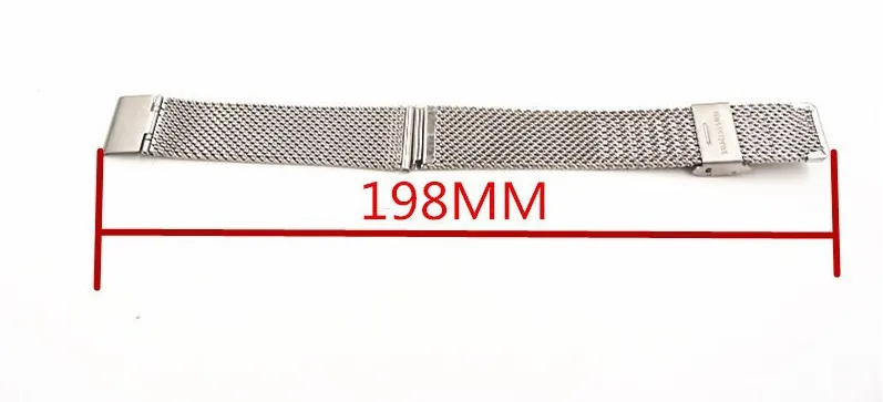 

1PCS High quality 18MM ,20MM ,22MM Stainless Steel Watch band Watch strap Bracelets Strap sliver color-WBS002