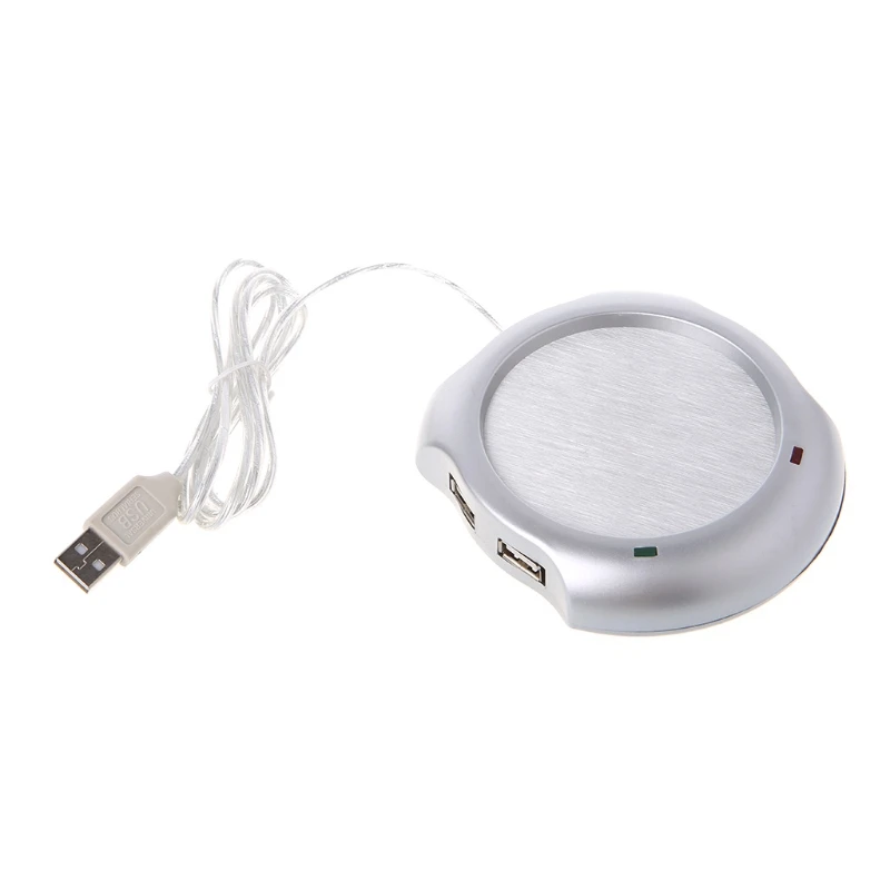 USB Чай Кофе кофейная кружка в виде подогреватель пусковой площадки с 4 Порты и