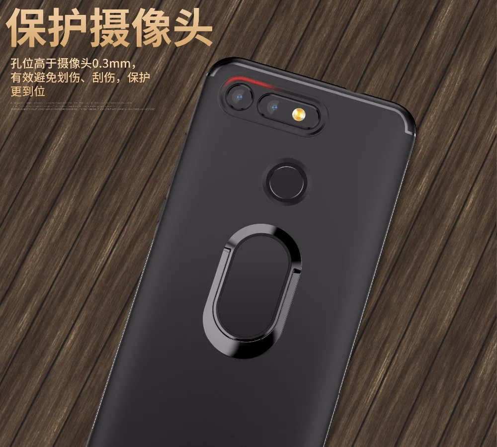 100 шт./лот кольцевой Автомобильный кронштейн ТПУ + металл новинка чехол для Huawei Honor