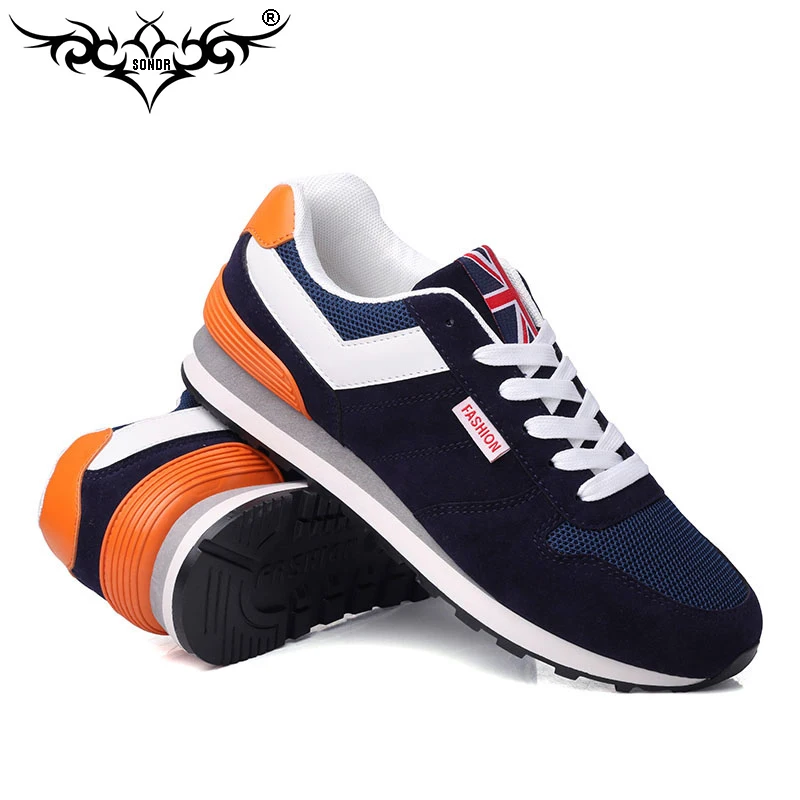 Мужские кроссовки на плоской подошве Forrest Gump дышащие легкие сетчатые для весны и