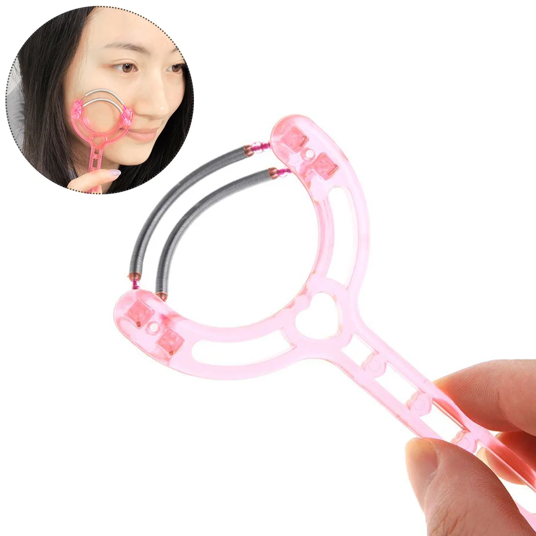 1 шт. ручной двухпружинный роликовый эпилятор для удаления волос на лице|remover face