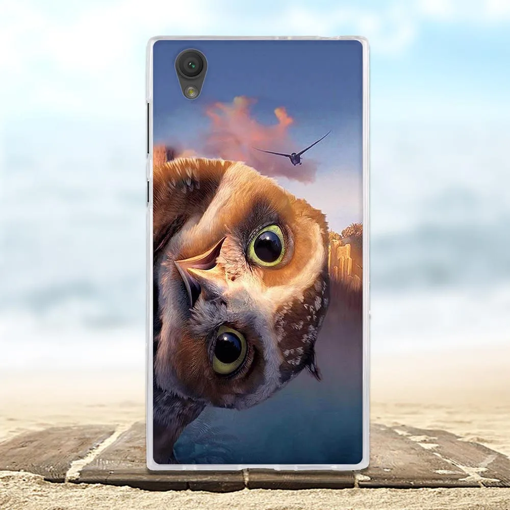 Чехлы для телефонов Sony Xperia L1 G3311 G3312 G3313 чехол с милым 3d-котом L 1 мягкий силиконовый
