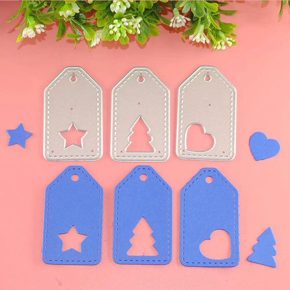 1 шт. рождественские бирки металлические высечки для резки металла Скрапбукинг