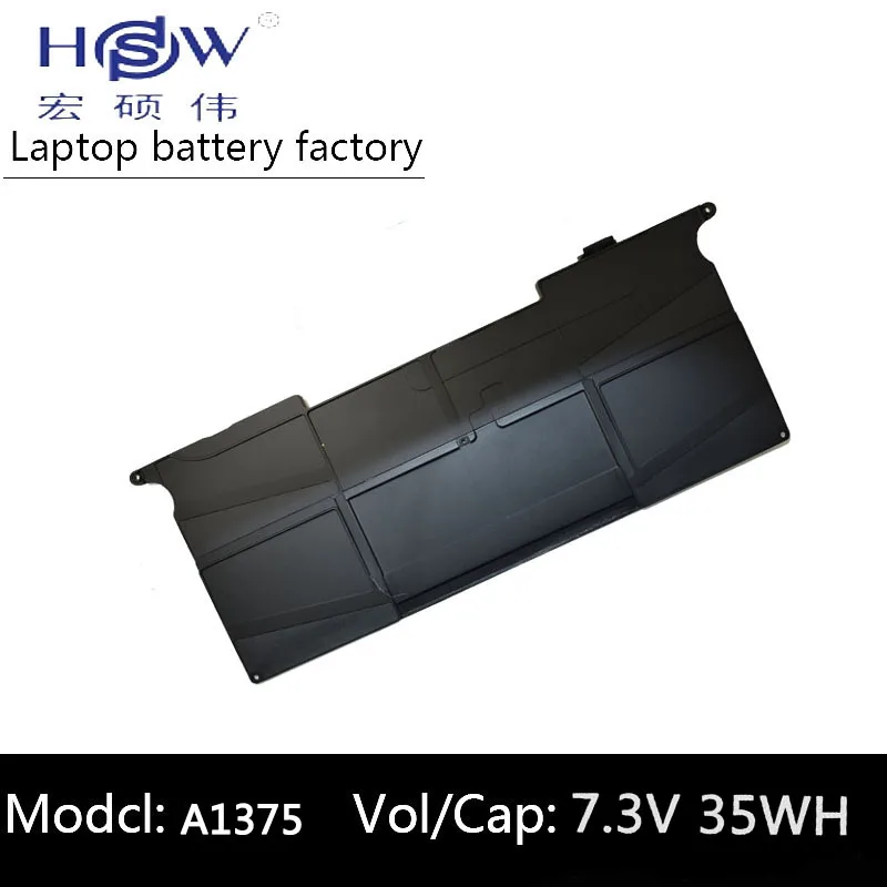 HSW Аккумулятор для ноутбука APPLE A1370 (2010 Версия) A1375 MacBook 11 &quotAir MC505LL платеж после