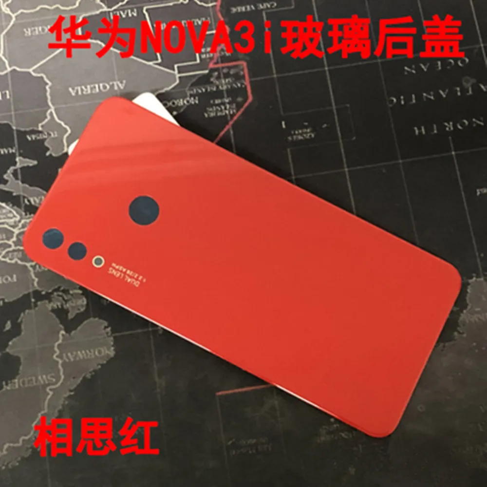 Корпус для Huawei Nova 3i стекло крышка батареи дверь смартфон задняя Замена запасная