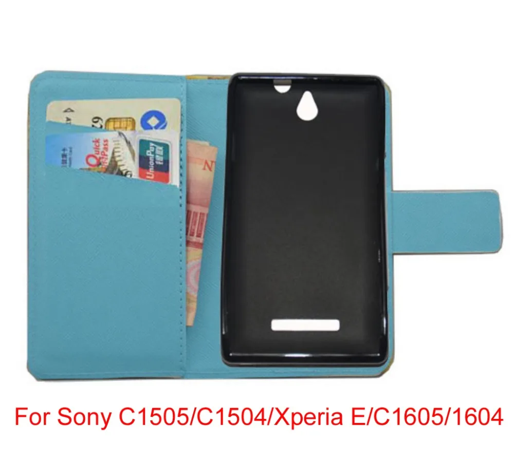 Для Sony Xperia Z/L36h L36i C6603 C6602 6601 прекрасный мультфильм искусственная кожа wattet сотового