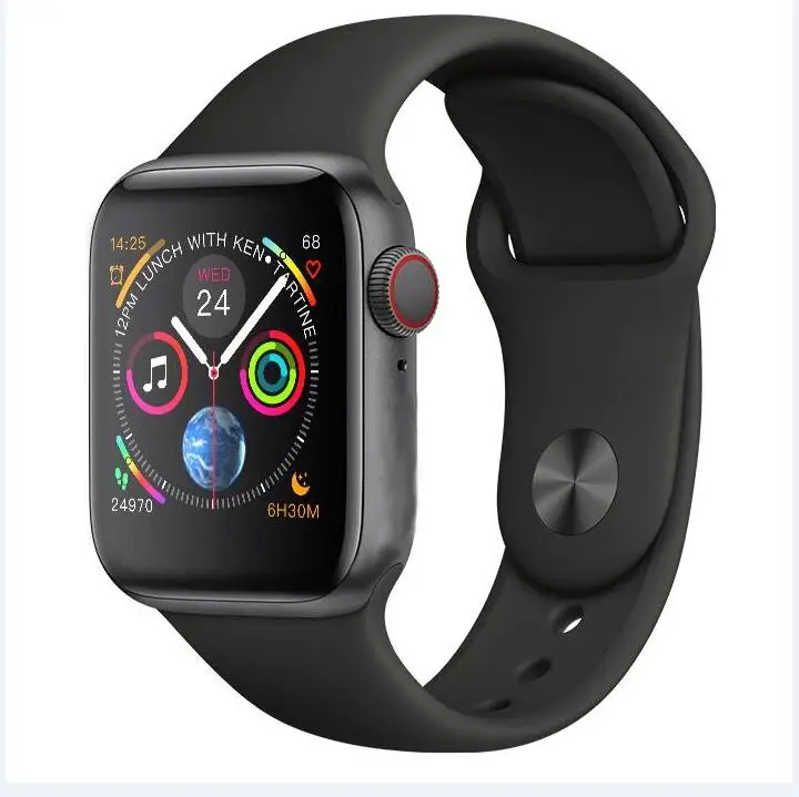 Серия 4 IWO 8 PLUS 44 мм smartWatch 4 1:1 сердечный ритм чехол для смарт часов для apple iPhone Android телефон