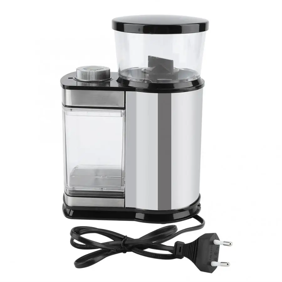 Нержавеющая сталь прочный регулируемый Электрический кофемолка кухонные инструменты