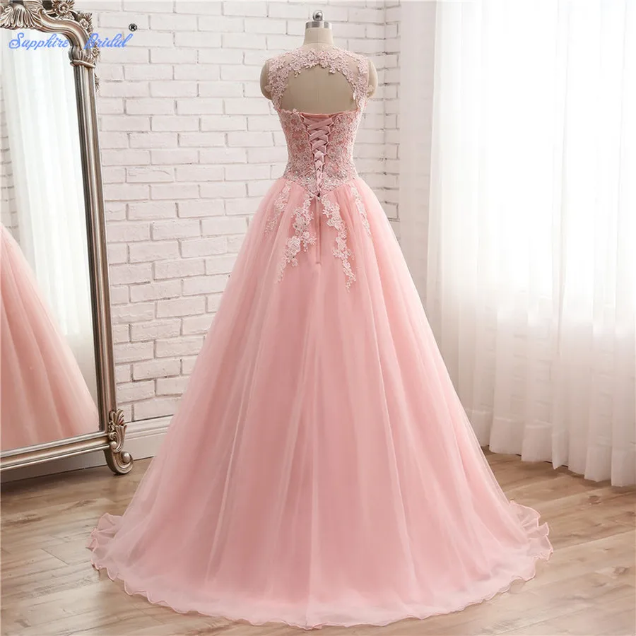Сапфировые Кружевные Свадебные Аппликации Формальное вечернее платье Vestidos De 15