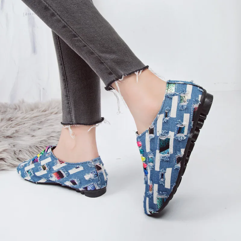 SAGACE/Женская удобная обувь смешанных цветов на плоской подошве повседневная