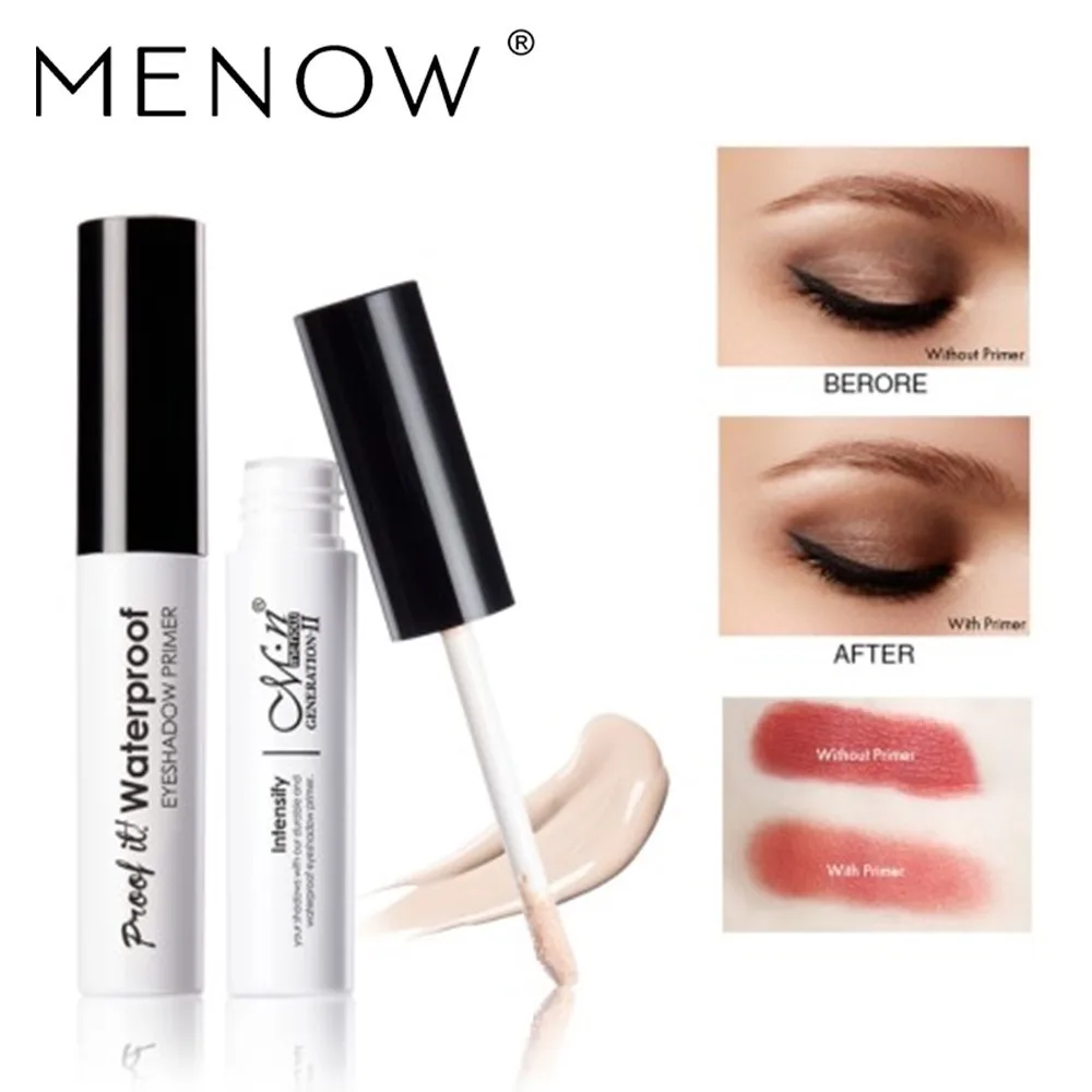 Eyeshadow Primer MENOW праймер для век Глаза Макияж база водостойкая легко носить длительный консилер косметические ГЛАЗА ПРАЙМЕР Новое поступление E424 - Цвет: Eyeshadow Primer
