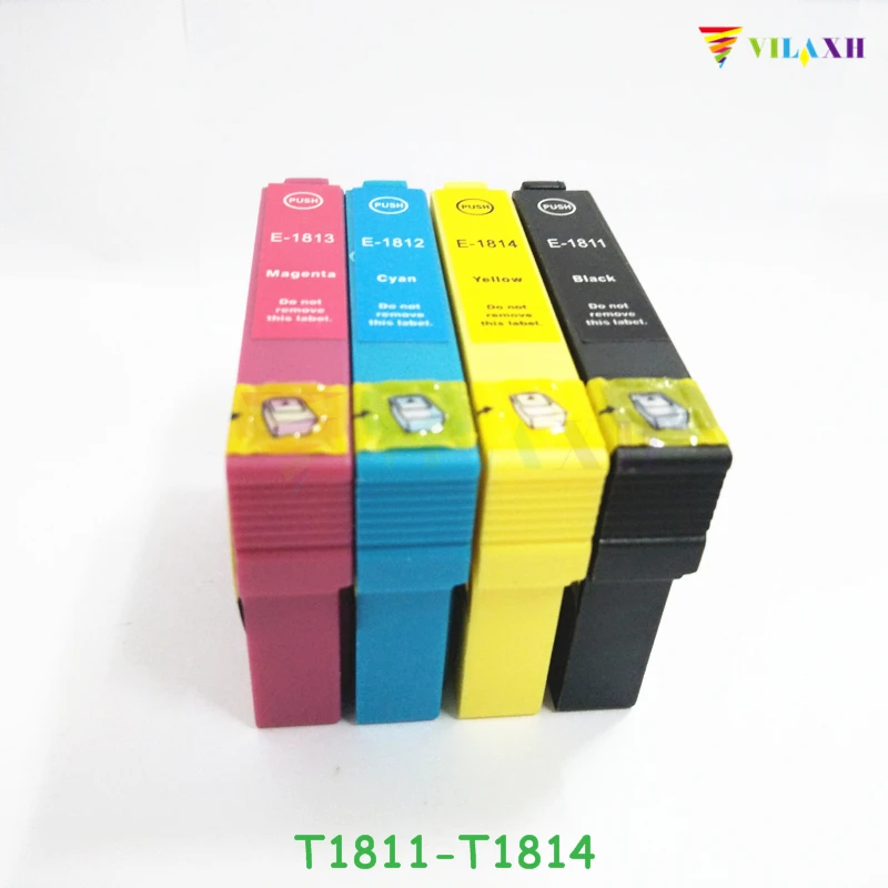 Чернильные картриджи vilaxh T1811 для Epson Expression Home XP402 XP405 XP215 XP312 XP415 XP412 XP315 XP212 XP405WH XP 402 405