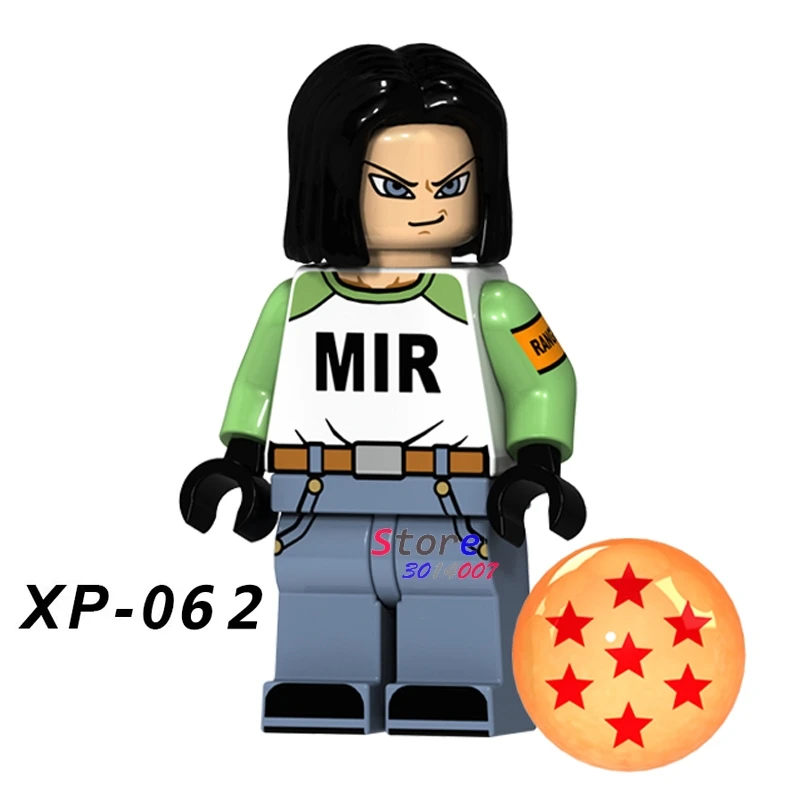 XP062 Один строительный конструктор Super Mario Bros Luigi Dragon Ball Z Torankusu мультфильм серии модель кирпич детские игрушки для детей - Цвет: XP062