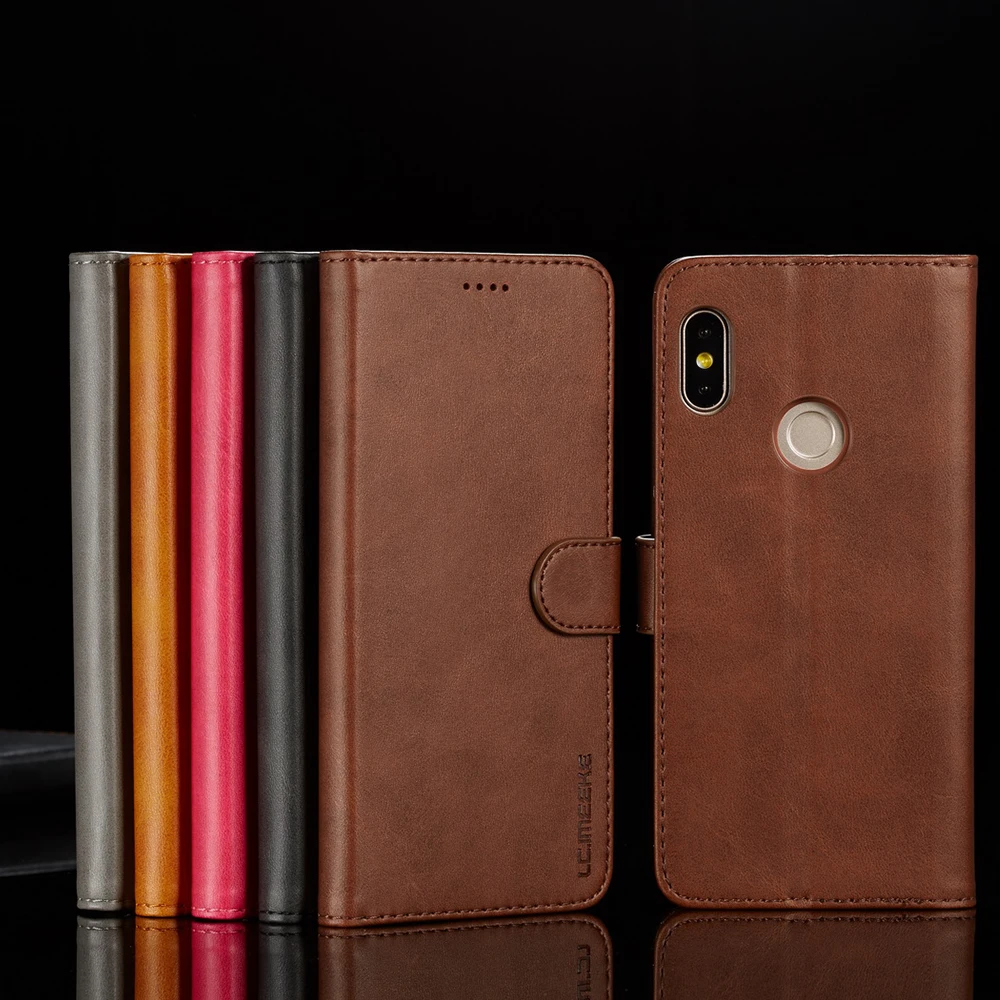 Чехол для телефона из искусственной кожи Redmi Note6 Pro Xiaomi a2 A2Lite флип кошелек