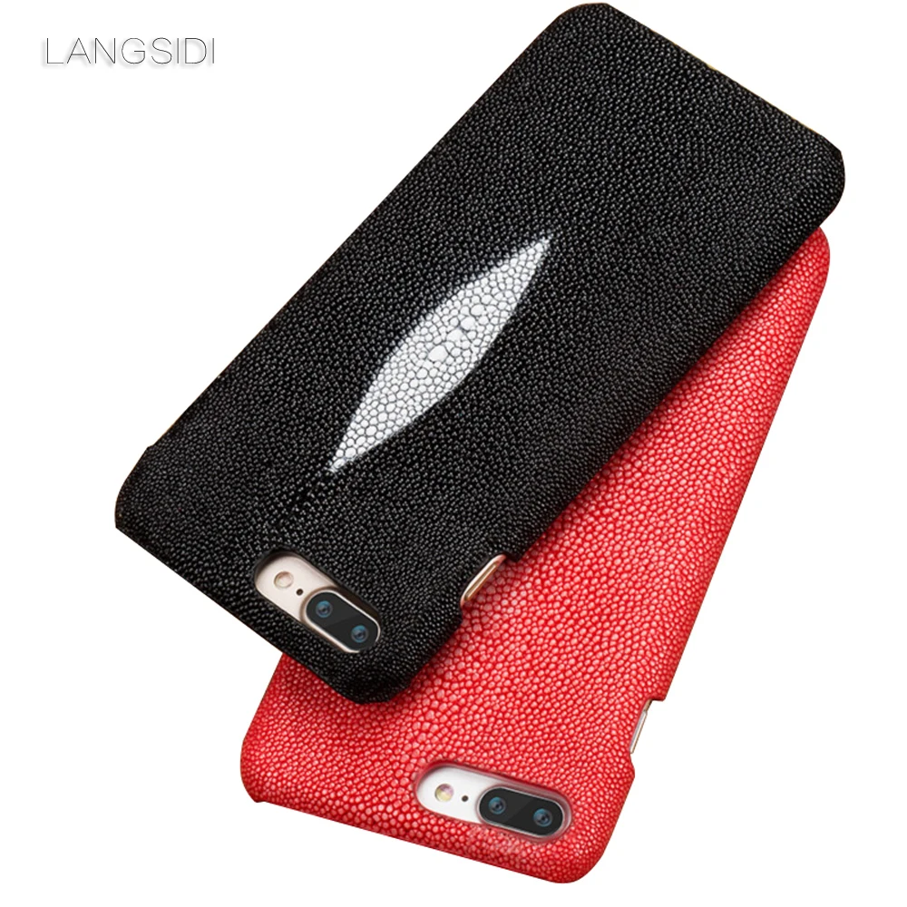 

Luxury custom made for iphone case Pearl fish cover leather phone case for iphone 5s case Handmade custom phone case