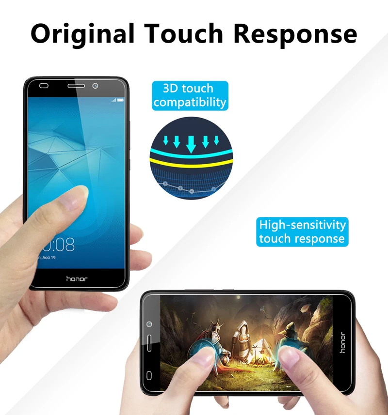 Закаленное защитное стекло для Huawei Honor 6A закаленное 4A 5A 4C 5C 6C Pro на экран 3X 4X 5X 6X 7X 8X |