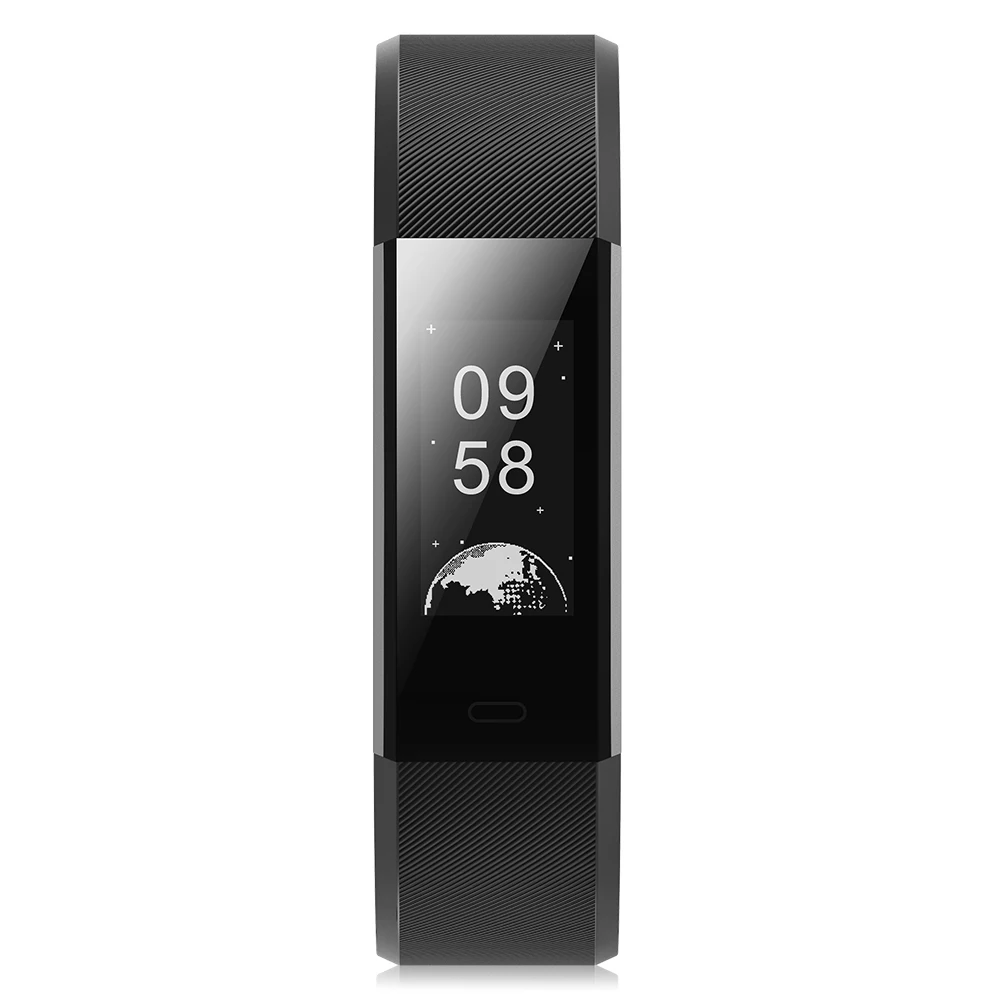 Водонепроницаемый Aowo ID115 HR Plus Smartband смарт браслет Bluetooth монитор сердечного ритма