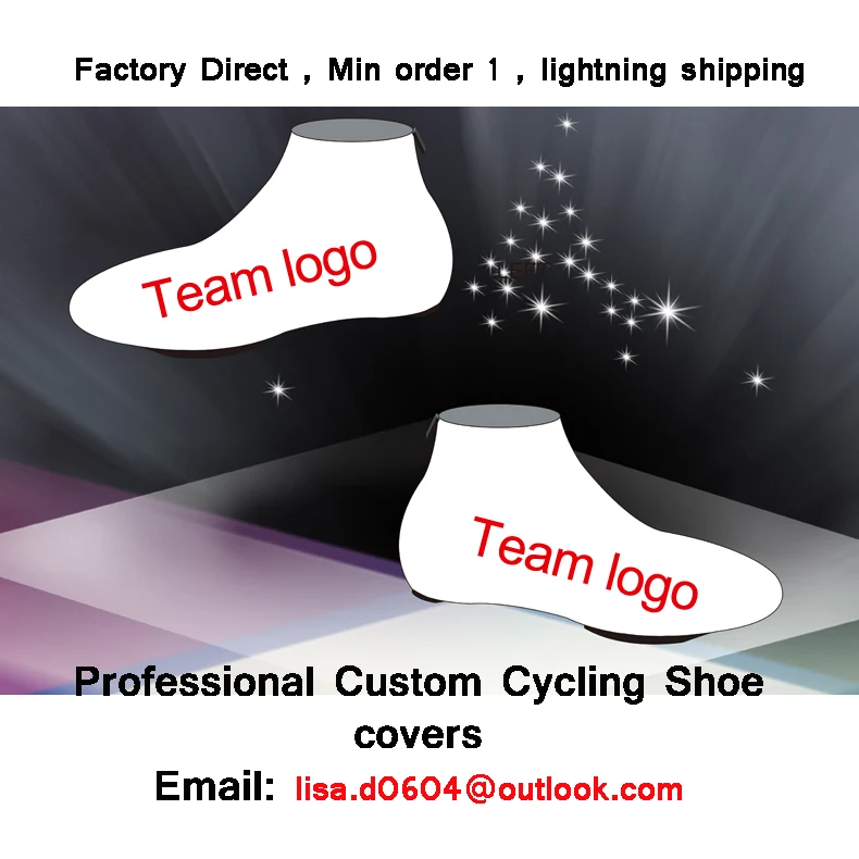 2021 CFDiseno Custom Cycling Shoe Covers Sports Over Shoes Bike One Size With Zipper