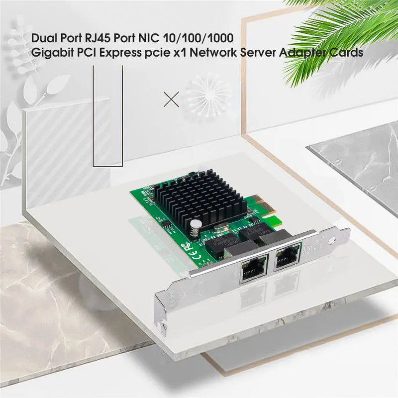 Сетевая карта KEBIDU 1000 Мбит/с гигабитный Ethernet 10/100/1000 м двойной PCI Express E сетевой