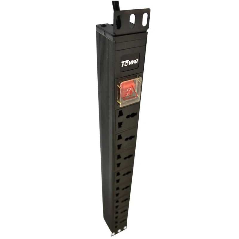 TOWE EN10/W801K 10A 8 способов GB1002 Универсальный с ВКЛ и ВЫКЛ switchPDUs 1" Шкаф розетка распределительные блоки питания