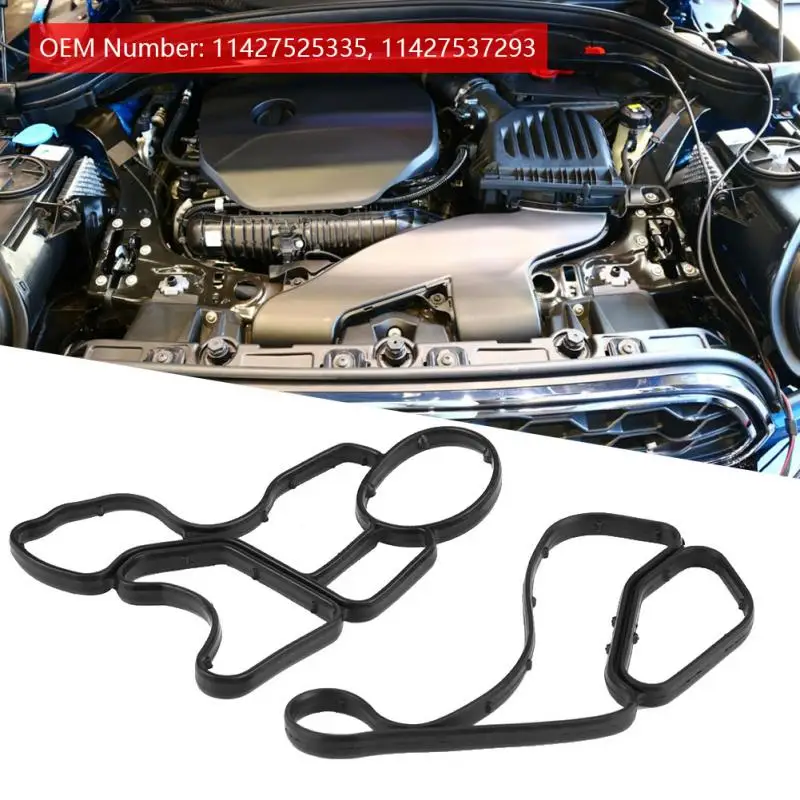Durable Engine Oil Filter Housing Seal Gasket Cooler Seals for BMW 11427525335 11427537293 Car Accessories | Автомобили и
