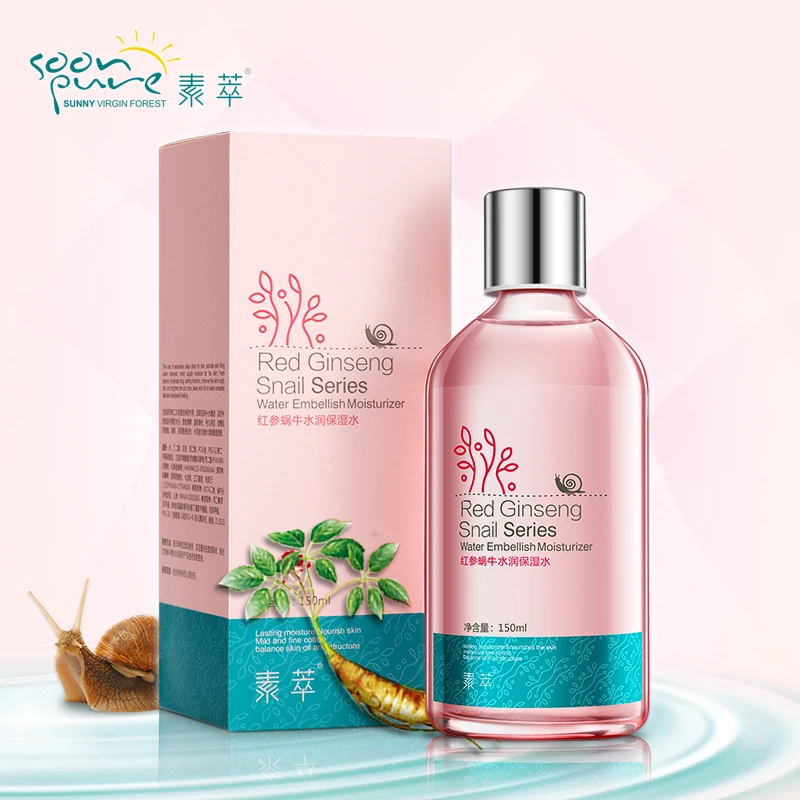 Крем для макияжа SOONPURE TopBrand красный женьшень Улитка Тоник уход за кожей