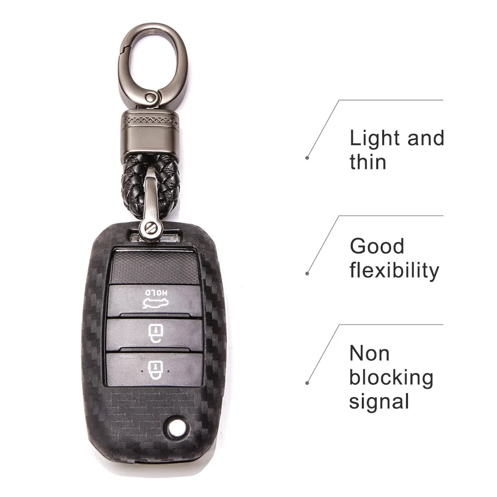 Чехол для автомобильного ключа KIA Sid Rio Soul Sportage R Ceed Sorento Cerato K2 K3 K4 K5 QL Optima 2017 2018 Carens