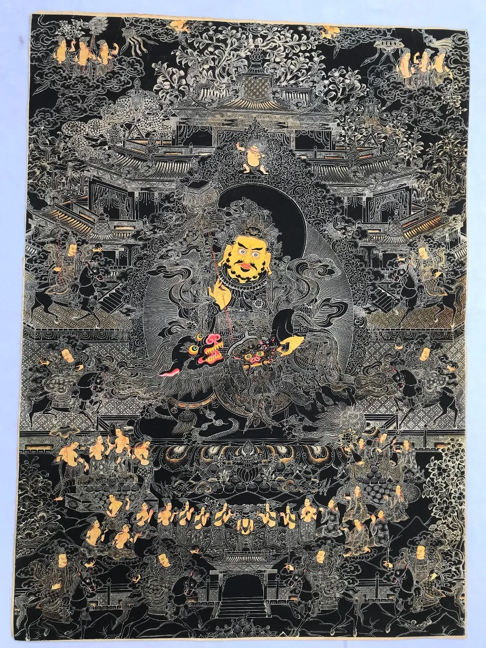 Китайский буддийский портрет Dizangwang Bodhisattva | Дом и сад