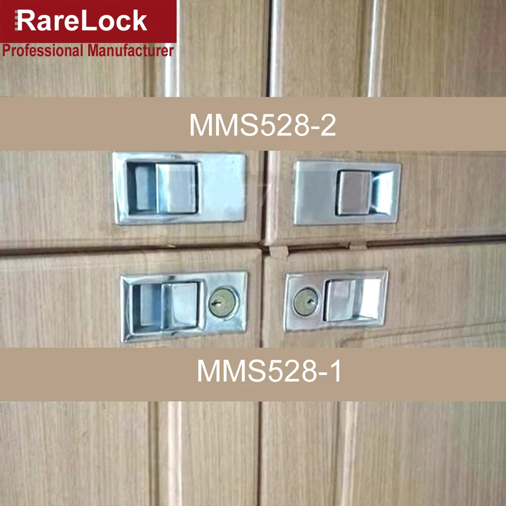 Rarelock MS528 304 Нержавеющая дверная ручка замок для хранения-коробка для женского гардероба шкатулка моторная лодка яхта Электрический шкаф DIY i