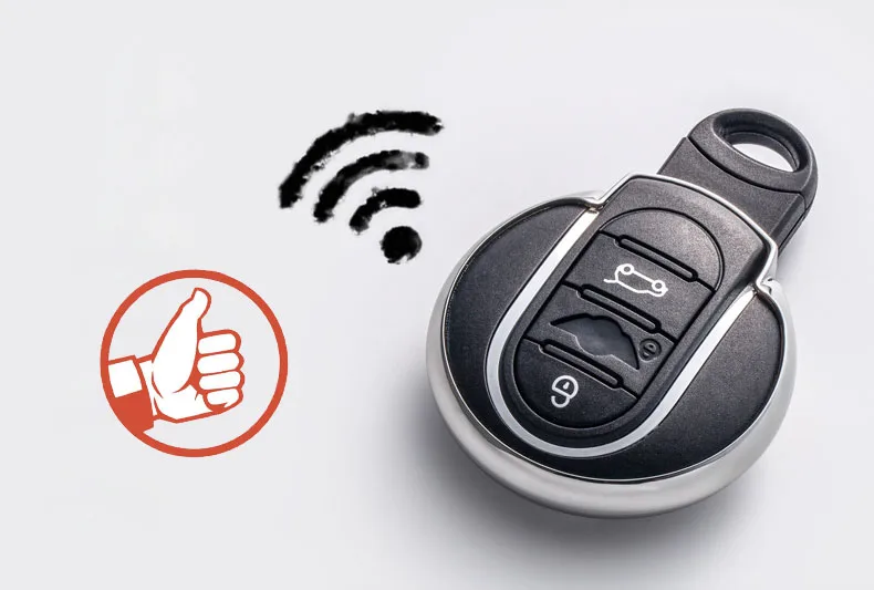 Черный чехол для ключей Fob TPU умный защитный BMW MINI COOPER F54 F55 F56 F60|Футляр