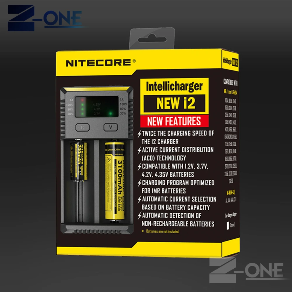 Оригинальное зарядное устройство Nitecore для I2 Digi ЖК-дисплей интеллектуальная